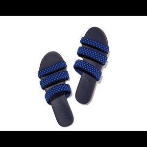 BRAND NEW Rothy’s Triple Band Sandal in Cobalt